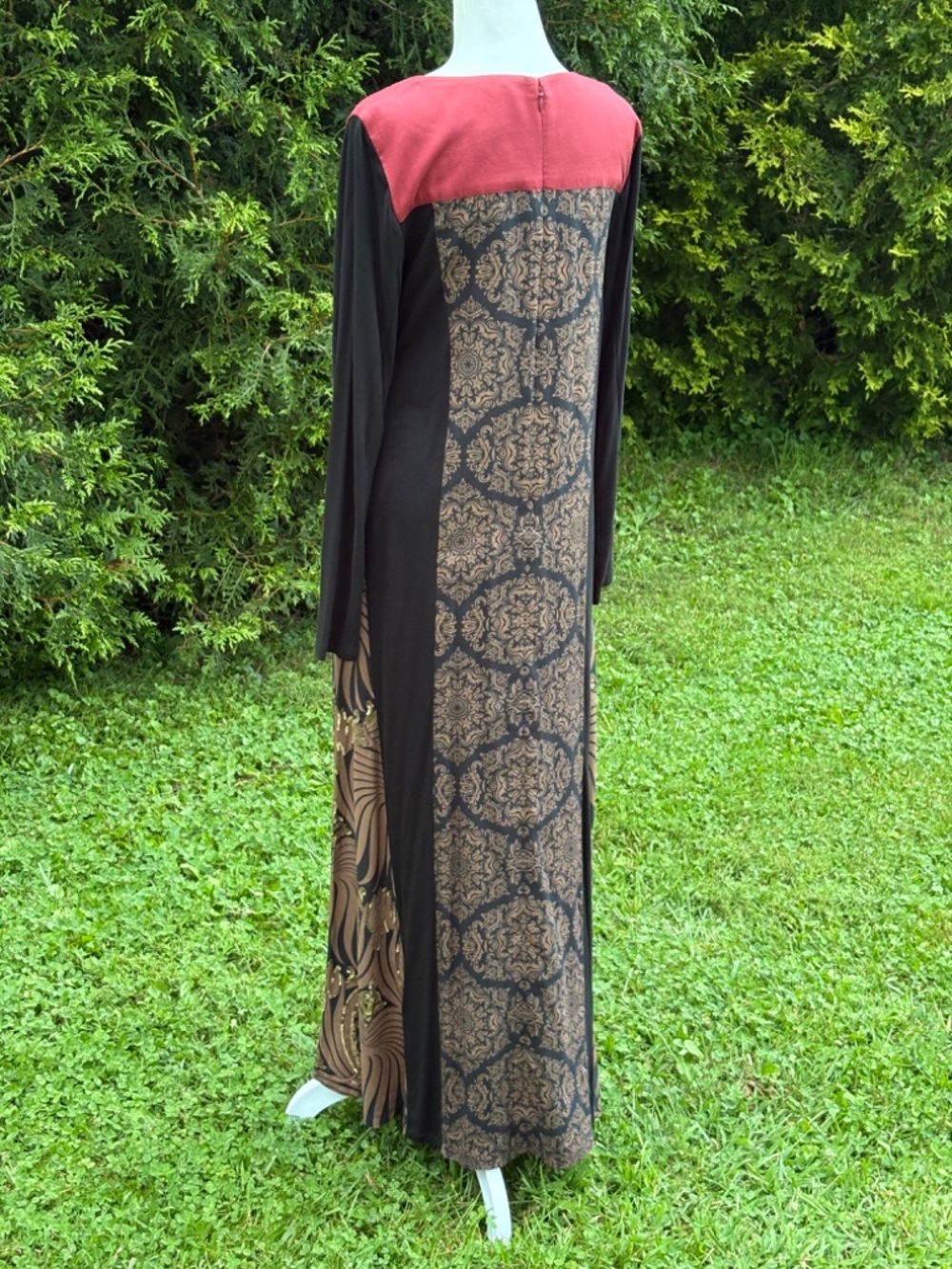 Soft Surroundings Artful Reverie Long Sleeve Maxi Dress, Size Small - Picture 7 of 9